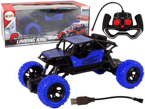 Auto Zdalnie Sterowane Terenowe R/C 1:18 Niebieskie. Auto Zdalnie Sterowane Terenowe R/C 1:18 Niebieskie.