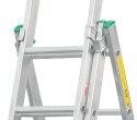 DRABINA ALUMINIOWA 3-ELEMENTOWA 589CM 9+9+9 SZCZEBLI DRABINA ALUMINIOWA 3-ELEMENTOWA 589CM 9+9+9 SZCZEBLI