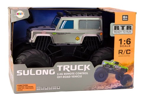 Duże Auto Terenowe Zdalnie Sterowane Suv 2.4G RC 1:6 Szary Duże Auto Terenowe Zdalnie Sterowane Suv 2.4G RC 1:6 Szary