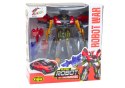Robot Auto 2w1 Transformacja Akcesoria Broń Czerwony Robot Auto 2w1 Transformacja Akcesoria Broń Czerwony