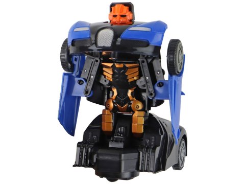Samochód-Robot 2w1 Bugatti Niebieski Efekty Świetlne Samochód-Robot 2w1 Bugatti Niebieski Efekty Świetlne