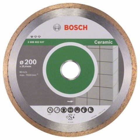 TARCZA DIAMENTOWA DO CERAMIKI CONCRETE 200/25,4 TARCZA DIAMENTOWA DO CERAMIKI CONCRETE 200/25,4