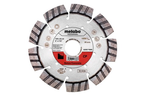 TARCZA DIAMENTOWA SEGMENTOWA DO BETONU 125*22.23MM TARCZA DIAMENTOWA SEGMENTOWA DO BETONU 125*22.23MM