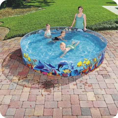 Basen ogrodowy rozporowy dla dzieci 244 x 46 cm Bestway 55031 Basen ogrodowy rozporowy dla dzieci 244 x 46 cm Bestway 55031