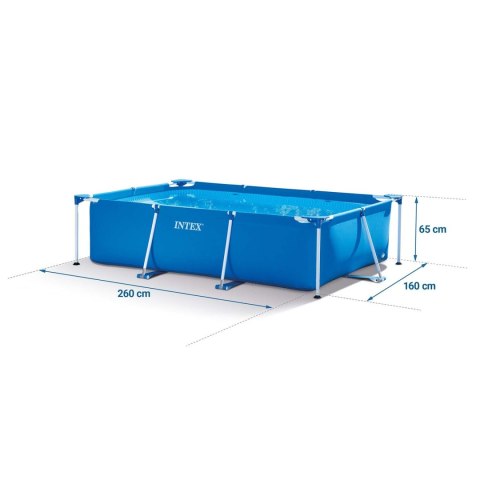 Basen ogrodowy stelażowy 260 x 160 x 65 cm zestaw 15w1 INTEX 28271 Basen ogrodowy stelażowy 260 x 160 x 65 cm zestaw 15w1 INTEX 28271