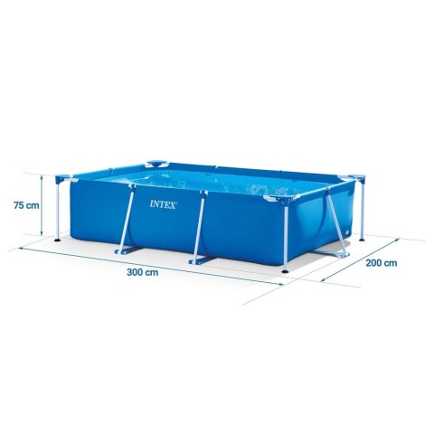 Basen ogrodowy stelażowy 300 x 200 x 75 cm zestaw 15w1 INTEX 28272 Basen ogrodowy stelażowy 300 x 200 x 75 cm zestaw 15w1 INTEX 28272