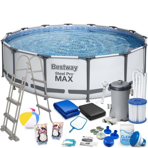 Basen ogrodowy stelażowy 427 x 107 cm 19w1 Bestway 56950 Basen ogrodowy stelażowy 427 x 107 cm 19w1 Bestway 56950