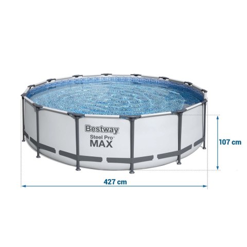 Basen ogrodowy stelażowy 427 x 107 cm 19w1 Bestway 56950 Basen ogrodowy stelażowy 427 x 107 cm 19w1 Bestway 56950