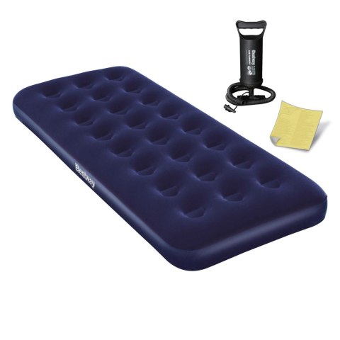 Materac dmuchany 185x76x22 cm z pompką tłokową Bestway 67000 Materac dmuchany 185x76x22 cm z pompką tłokową Bestway 67000