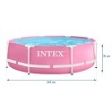 Basen ogrodowy stelażowy 244 x 76 cm INTEX 28290 Basen ogrodowy stelażowy 244 x 76 cm INTEX 28290