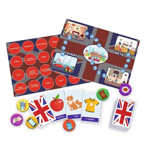 Gra Edukacyjna English is Fun z Serii Mistrz Wiedzy Trefl 01954 Gra Edukacyjna English is Fun z Serii Mistrz Wiedzy Trefl 01954