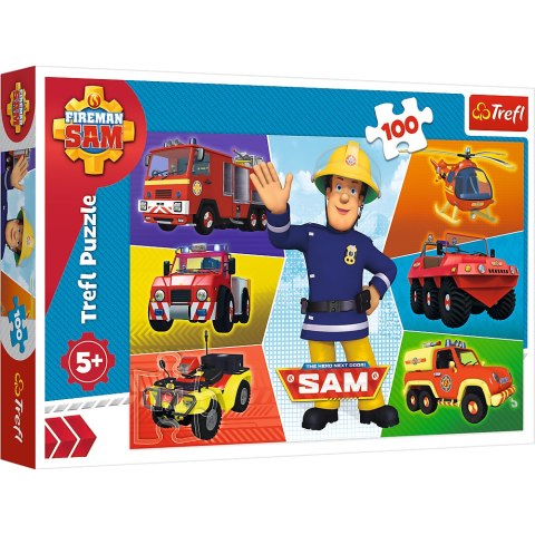 Puzzle - 100 - Pojazdy Strażaka Sama - Prism A and D Fireman Sam 16354 Puzzle - 100 - Pojazdy Strażaka Sama - Prism A and D Fireman Sam 16354