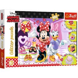 Puzzle 100 el. Minnie i błyskotki Trefl 14820