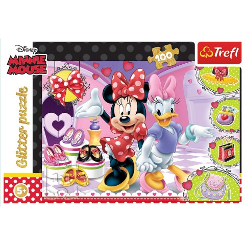 Puzzle 100 el. Minnie i błyskotki Trefl 14820 Puzzle 100 el. Minnie i błyskotki Trefl 14820