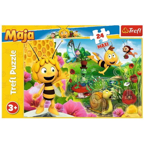 Puzzle - "24 Maxi" - W świecie Pszczółki Mai Trefl 14297 Puzzle - "24 Maxi" - W świecie Pszczółki Mai Trefl 14297