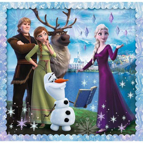 Puzzle 3w1 Kraina Lodu Magiczna opowieść Trefl 34853 Puzzle 3w1 Kraina Lodu Magiczna opowieść Trefl 34853