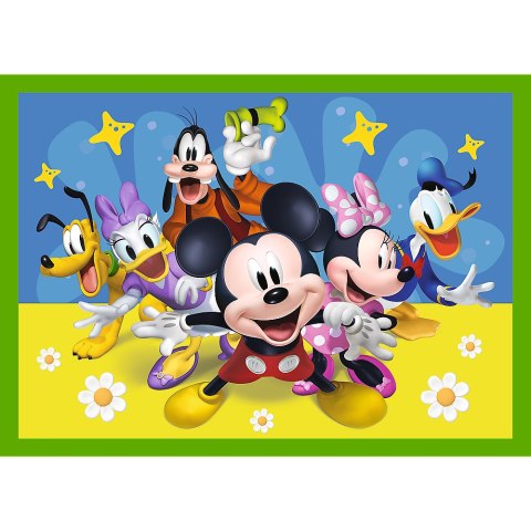 Puzzle - "4w1 (12, 15, 20, 24)" - Wśród przyjaciół Myszka Miki Trefl 34616 Puzzle - "4w1 (12, 15, 20, 24)" - Wśród przyjaciół Myszka Miki Trefl 34616