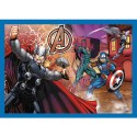 Puzzle - "4w1" - Odważni Avengersi Trefl 34386