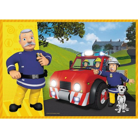 Puzzle - "4w1" - Odważny Strażak Sam Trefl 34387 Puzzle - "4w1" - Odważny Strażak Sam Trefl 34387