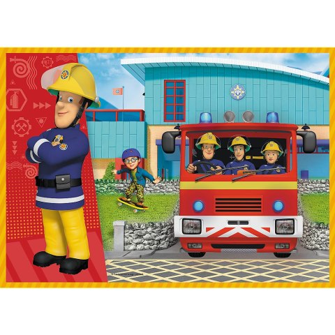 Puzzle - "4w1" - Odważny Strażak Sam Trefl 34387 Puzzle - "4w1" - Odważny Strażak Sam Trefl 34387