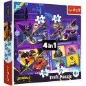 Puzzle - 4w1 - Poznaj Batwheels - Warner Batwheels 34658