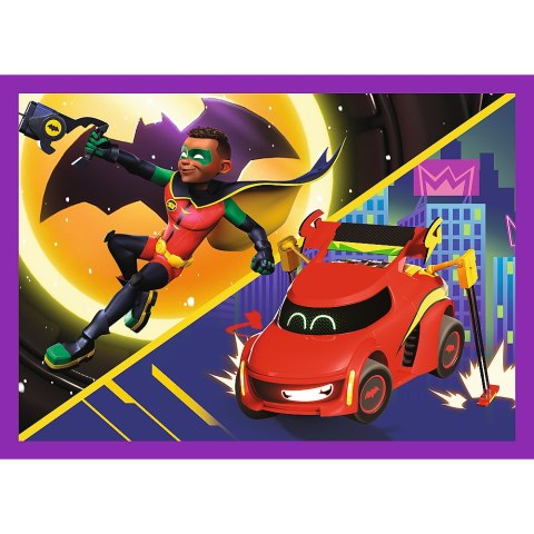 Puzzle - 4w1 - Poznaj Batwheels - Warner Batwheels 34658 Puzzle - 4w1 - Poznaj Batwheels - Warner Batwheels 34658