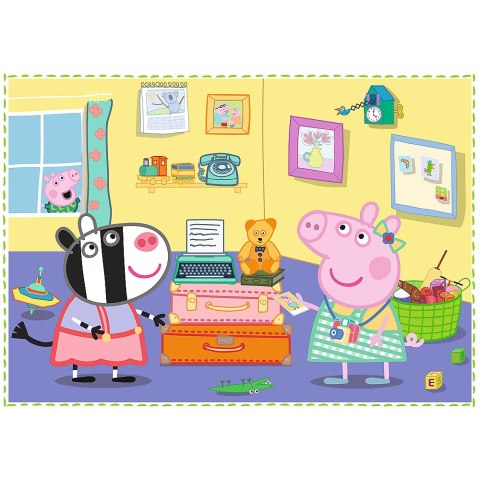 Puzzle - "4w1" - Wspomnienia z wakacji / Peppa Pig Trefl 34359 Puzzle - "4w1" - Wspomnienia z wakacji / Peppa Pig Trefl 34359