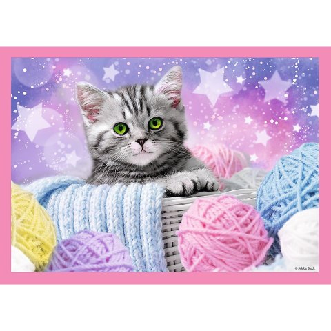 Puzzle - "4w1" - Zabawne kotki Trefl 34396 Puzzle - "4w1" - Zabawne kotki Trefl 34396