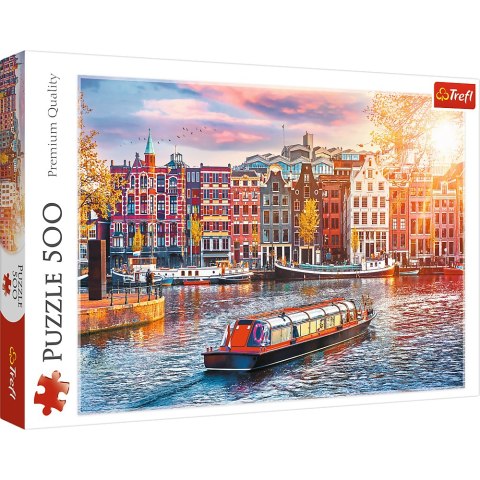 Puzzle 500 el. Amsterdam, Holandia Trefl 37428