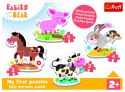 Puzzle - Baby Classic - Na farmie - KAZSTUDIO SA Bobaski i Miś 36127 Puzzle - Baby Classic - Na farmie - KAZSTUDIO SA Bobaski i Miś 36127