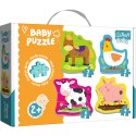 Puzzle - Baby Classic - Zwierzęta na wsi - Trefl Baby 36070 Puzzle - Baby Classic - Zwierzęta na wsi - Trefl Baby 36070