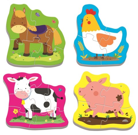 Puzzle - Baby Classic - Zwierzęta na wsi - Trefl Baby 36070 Puzzle - Baby Classic - Zwierzęta na wsi - Trefl Baby 36070