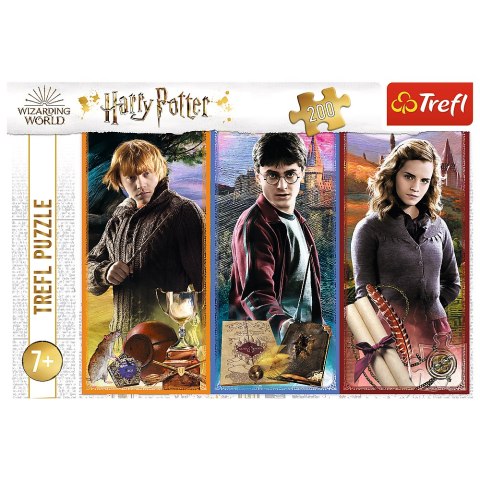 Puzzle Harry Potter 200 el. W świecie magii i czarów Trefl 13277 Puzzle Harry Potter 200 el. W świecie magii i czarów Trefl 13277