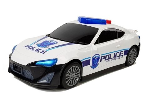 Auto Policyjne Schowek Garaż 2w1 Policjant Małe Autka Dźwięk Światła Auto Policyjne Schowek Garaż 2w1 Policjant Małe Autka Dźwięk Światła