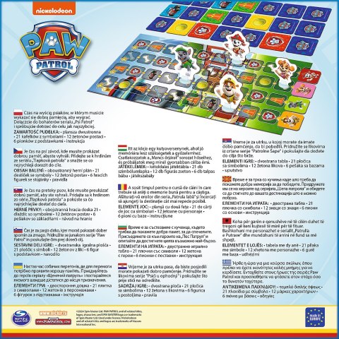 Gra Paw Patrol Pup Race Boardgame Trefl 02579 Gra Paw Patrol Pup Race Boardgame Trefl 02579