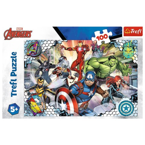 Puzzle - 100 - Sławni Avengers - Disney Marvel The Avengers 16454 Puzzle - 100 - Sławni Avengers - Disney Marvel The Avengers 16454