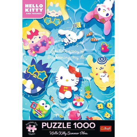 Puzzle - 1000 Premium Plus - Hello Kitty Letni relaks Trefl 12067 Puzzle - 1000 Premium Plus - Hello Kitty Letni relaks Trefl 12067