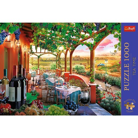 Puzzle - "1000 Premium Plus" - Tea Time: Włoska Winnica 10807 Puzzle - "1000 Premium Plus" - Tea Time: Włoska Winnica 10807