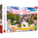 Puzzle - "1000" - Zachód słońca nad Barceloną, Hiszpania Trefl 10711