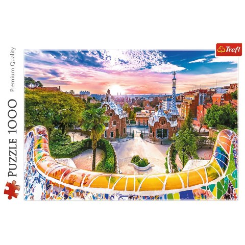 Puzzle - "1000" - Zachód słońca nad Barceloną, Hiszpania Trefl 10711 Puzzle - "1000" - Zachód słońca nad Barceloną, Hiszpania Trefl 10711