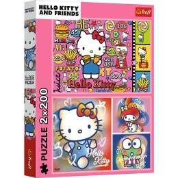 Puzzle - 2x200 - Hello Kitty i przyjaciele - Hello Kitty 13336