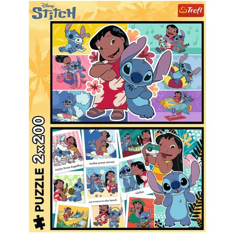 Puzzle - 2x200 - Wesołe życie Stitcha - Disney Lilo and Stitch 13334 Puzzle - 2x200 - Wesołe życie Stitcha - Disney Lilo and Stitch 13334