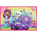 Puzzle - 2x24 - Zabawy z Gabby - Universal Gabbys Dollhouse Trefl 34433