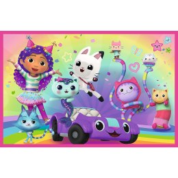 Puzzle - 2x24 - Zabawy z Gabby - Universal Gabbys Dollhouse Trefl 34433