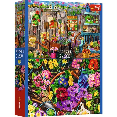 Puzzle - 2x500 - Prace w ogrodzieFSC Mix 70% 37529
