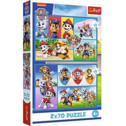 Puzzle - 2x70 - Psi Patrol rządzi Trefl 34441 Puzzle - 2x70 - Psi Patrol rządzi Trefl 34441