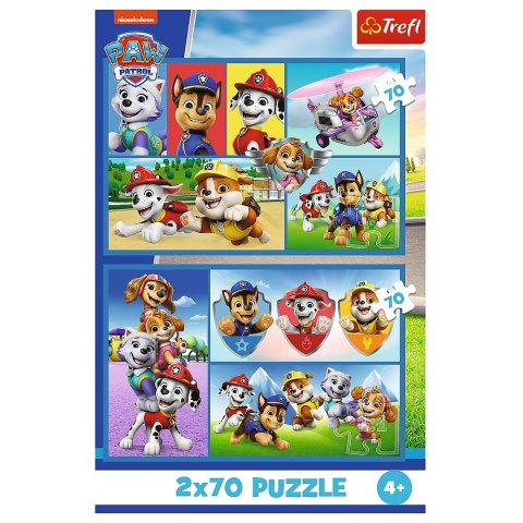 Puzzle - 2x70 - Psi Patrol rządzi Trefl 34441 Puzzle - 2x70 - Psi Patrol rządzi Trefl 34441