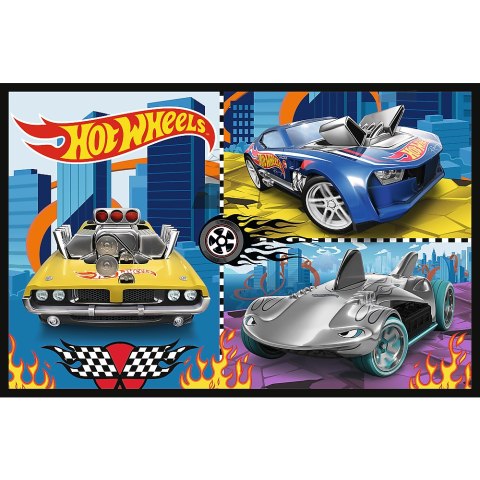 Puzzle - 2x70 - Samochodziki - Hot Wheels Trefl 34442 Puzzle - 2x70 - Samochodziki - Hot Wheels Trefl 34442