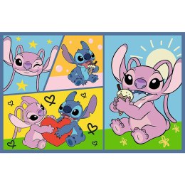 Puzzle - 2x70 - Ze Stitchem nie ma nudy - Disney Lilo and Stitch Trefl 34444