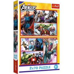 Puzzle - 2x70 - Zostań bohaterem Trefl 34439